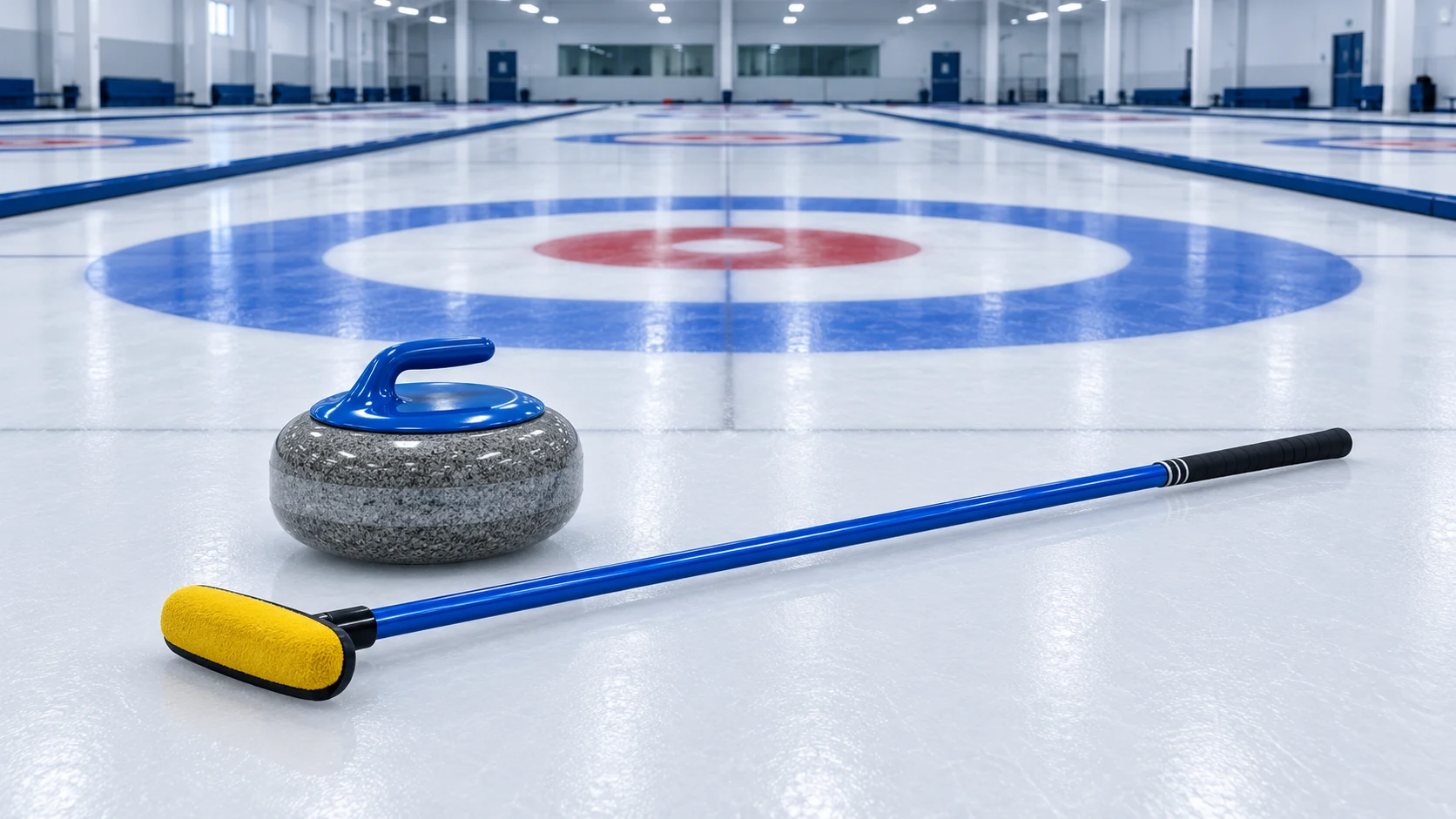 Curling equipment collection